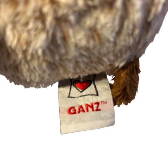 Classic Ganz Choco Cheeky Dog Webkins Plush Brown Cream Stuffed Animal HM694 - Picture 7 of 9